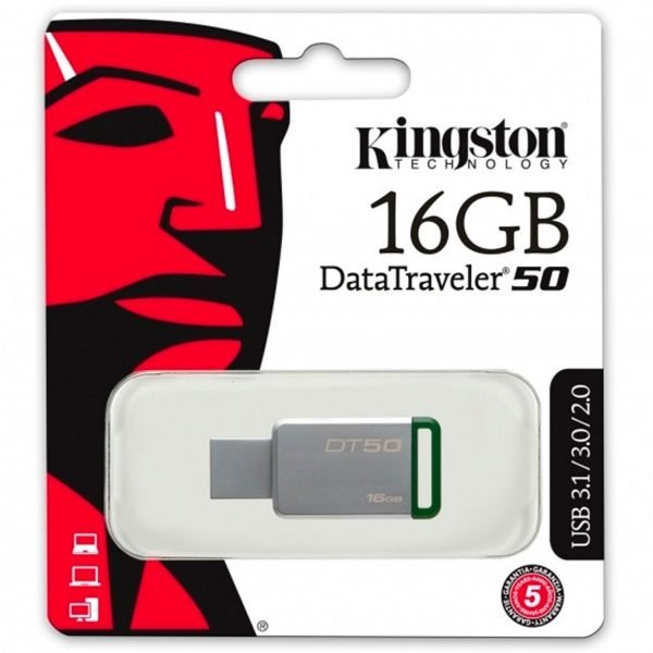 MEMORIA USB 16 GB KINGSTON METALICA