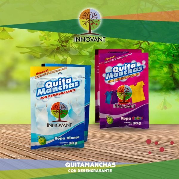 QUITAMANCHAS ROPA COLOR CON DESENGRASANTE 30GR