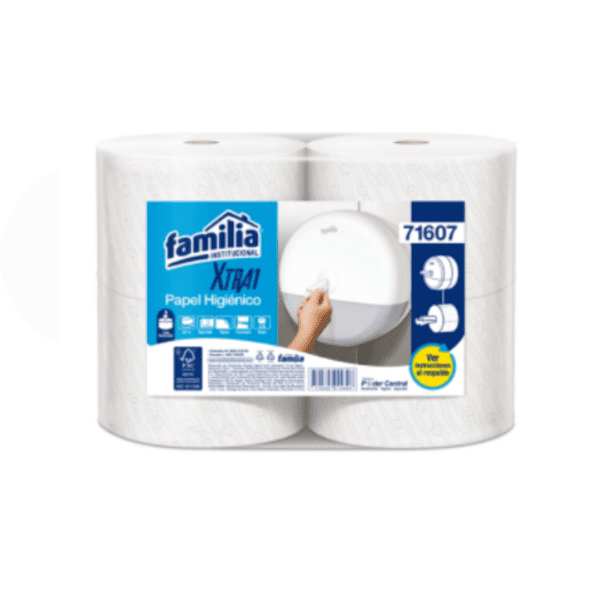 PAPEL HIGIENICO EXTRA1 2hj 207mt x4 UND