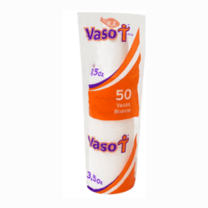 VASO DESECHABLE BCO ECO 3.5 OZ x 50