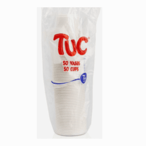 VASO DESECHABLE BCO TUC 7 OZ x 50