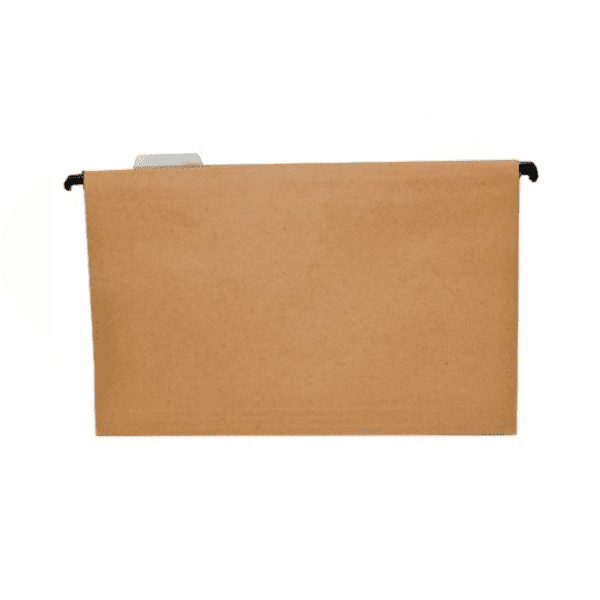 FOLDER COLGANTE OFICIO CAFE 250g V/MET