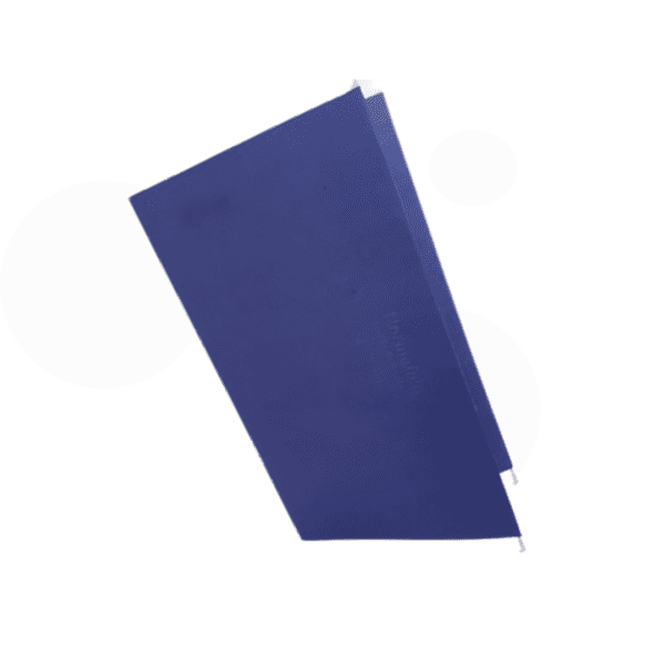 FOLDER COLGANTE OFICIO AZUL 250g V/PLAST